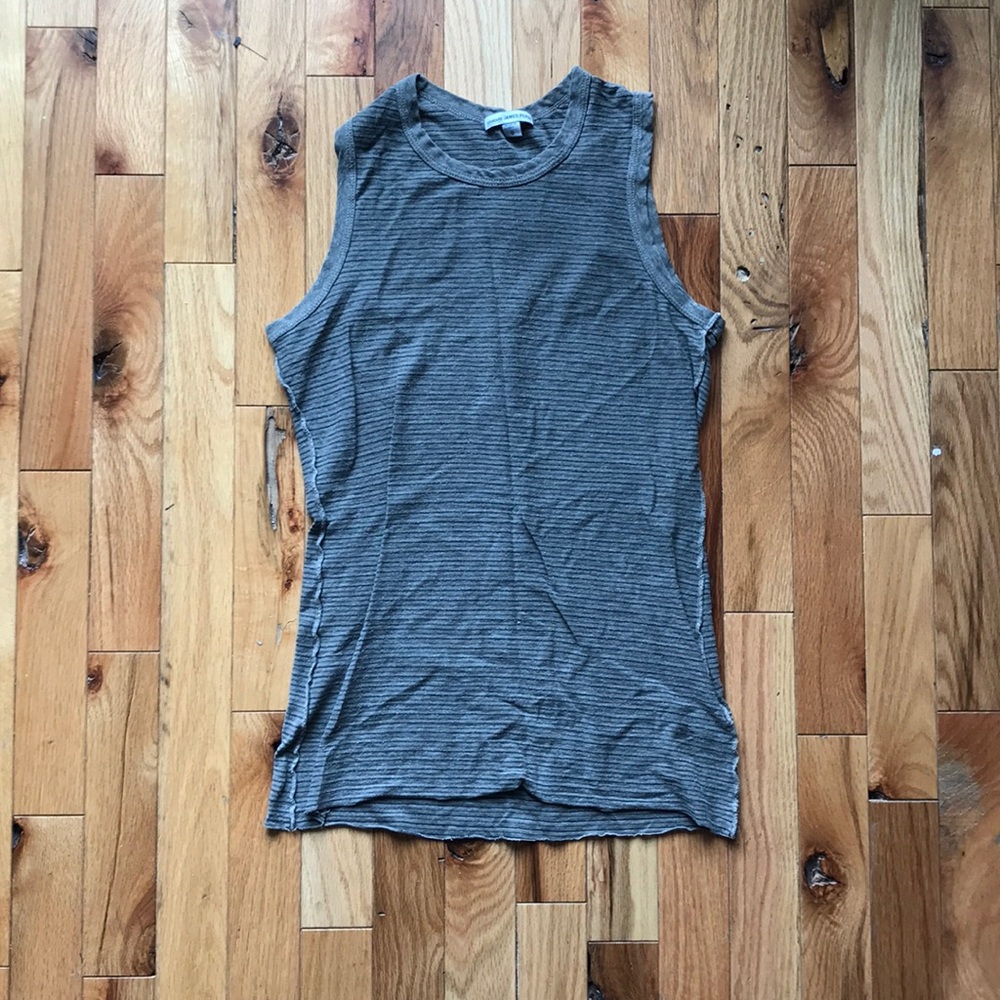 James Perse striped tank top size 0